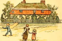 An illustration from Mother Goose , or The old nursery rhymes (1890)
