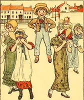 An illustration from Mother Goose , or The old nursery rhymes (1890)