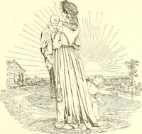 An illustration from Mother-play and nursery songs; (1906)