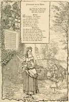 Picture 29 of 60 from Mother's songs, games and stories : Fröbel's "Mutter- und Kose-Lieder" (1888), leaf 100