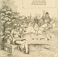 An illustration from Mother's songs, games and stories : Fröbel's "Mutter- und Kose-Lieder" (1888)