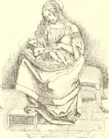 An illustration from Mother's songs, games and stories : Fröbel's "Mutter- und Kose-Lieder" (1888)