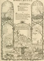 An illustration from Mother's songs, games and stories : Fröbel's "Mutter- und Kose-Lieder" (1888)