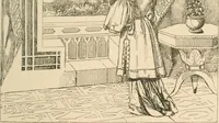 An illustration from Mother's songs, games and stories : Fröbel's "Mutter- und Kose-Lieder" (1888)