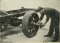 An illustration from Motor transports in war (1914)