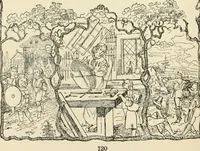 An illustration from The mottoes and commentaries of Friedrich Froebel's Mother play (1902)