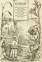 An illustration from The mottoes and commentaries of Friedrich Froebel's Mother play (1902)