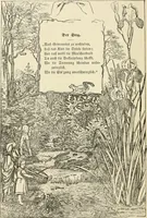 An illustration from The mottoes and commentaries of Friedrich Froebel's Mother play (1902)