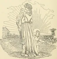 An illustration from The mottoes and commentaries of Friedrich Froebel's Mother play (1902)