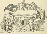 An illustration from The mottoes and commentaries of Friedrich Froebel's Mother play (1902)