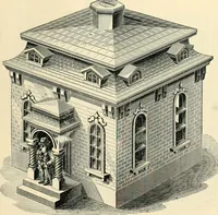 An illustration from Mouldings, mirrors, pictures and frames. (1884)