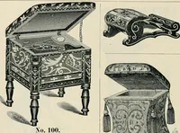 An illustration from Mouldings, mirrors, pictures and frames. (1884)