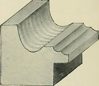 An illustration from Mouldings, mirrors, pictures and frames. (1884)