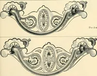 An illustration from Mouldings, mirrors, pictures and frames. (1884)