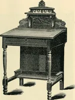 An illustration from Mouldings, mirrors, pictures and frames. (1884)