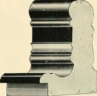 An illustration from Mouldings, mirrors, pictures and frames. (1884)