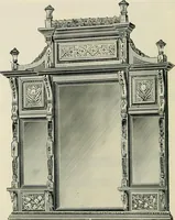 An illustration from Mouldings, mirrors, pictures and frames. (1884)