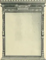 An illustration from Mouldings, mirrors, pictures and frames. (1884)