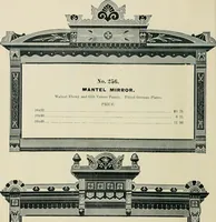 An illustration from Mouldings, mirrors, pictures and frames. (1884)