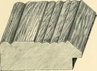 An illustration from Mouldings, mirrors, pictures and frames. (1884)