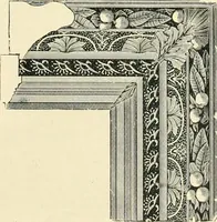 An illustration from Mouldings, mirrors, pictures and frames. (1884)