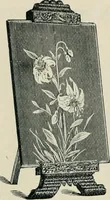 An illustration from Mouldings, mirrors, pictures and frames. (1884)