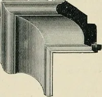 An illustration from Mouldings, mirrors, pictures and frames. (1884)