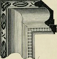 An illustration from Mouldings, mirrors, pictures and frames. (1884)