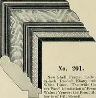 An illustration from Mouldings, mirrors, pictures and frames. (1884)