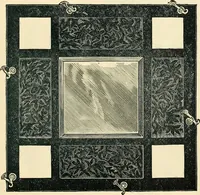 An illustration from Mouldings, mirrors, pictures and frames. (1884)