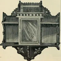 An illustration from Mouldings, mirrors, pictures and frames. (1884)