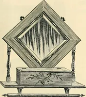 An illustration from Mouldings, mirrors, pictures and frames. (1884)
