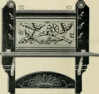 An illustration from Mouldings, mirrors, pictures and frames. (1884)