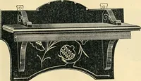 An illustration from Mouldings, mirrors, pictures and frames. (1884)