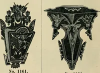 An illustration from Mouldings, mirrors, pictures and frames. (1884)