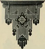 An illustration from Mouldings, mirrors, pictures and frames. (1884)