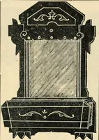 An illustration from Mouldings, mirrors, pictures and frames. (1884)