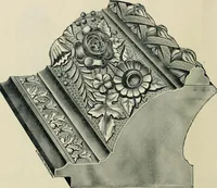 An illustration from Mouldings, mirrors, pictures and frames. (1884)