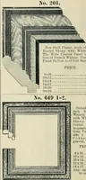 An illustration from Mouldings, mirrors, pictures and frames. (1884)