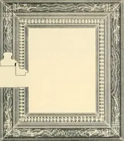 An illustration from Mouldings, mirrors, pictures and frames. (1884)