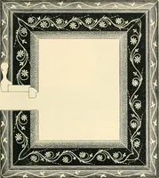 An illustration from Mouldings, mirrors, pictures and frames. (1884)