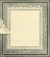 An illustration from Mouldings, mirrors, pictures and frames. (1884)