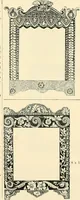 An illustration from Mouldings, mirrors, pictures and frames. (1884)