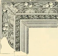 An illustration from Mouldings, mirrors, pictures and frames. (1884)
