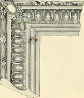 An illustration from Mouldings, mirrors, pictures and frames. (1884)