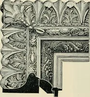 An illustration from Mouldings, mirrors, pictures and frames. (1884)