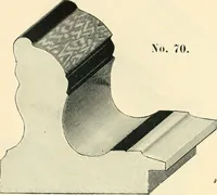 An illustration from Mouldings, mirrors, pictures and frames. (1884)