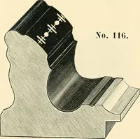 An illustration from Mouldings, mirrors, pictures and frames. (1884)