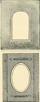 An illustration from Mouldings, mirrors, pictures and frames. (1884)