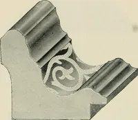 An illustration from Mouldings, mirrors, pictures and frames. (1884)